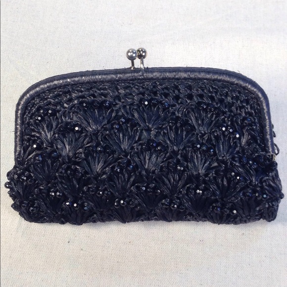 VINTAGE Woven Bead Japanese Clutch HOST PICK - Picture 1 of 7